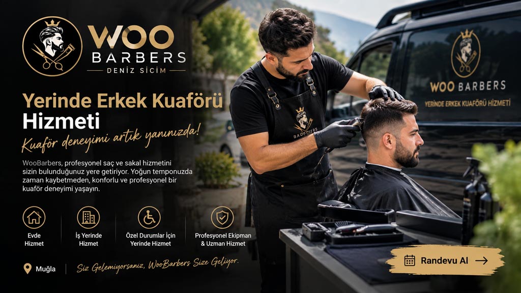 Yerinde Erkek Kuaförü