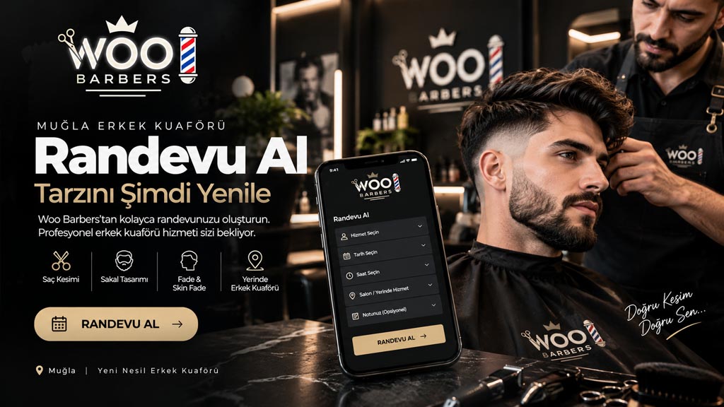 Muğla Woo Barbers Randevu Hizmetleri